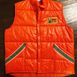 Vintage Jaws of Life Patch Puffer Vest